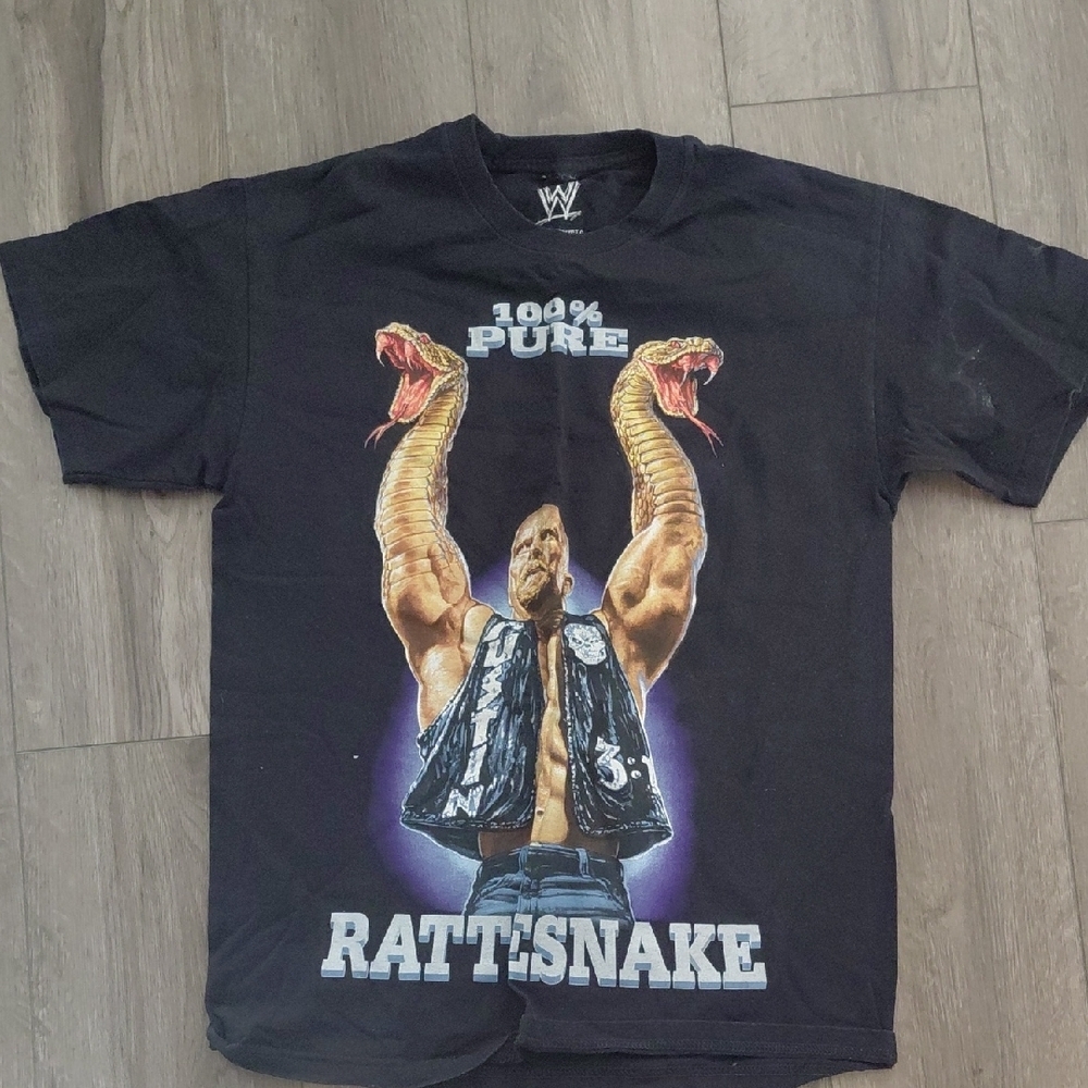 WWE Black and Purple Rattlesnake Tee